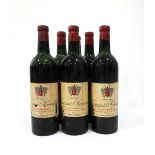 CHATEAU TAUZINAT L'HERMITAGE VINTAGE 1961 6 bottles of Chateau Tauzinat l'Hermitage Grand Cru