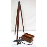 1950's 'STANLEY, LONDON' THEODOLITE numbered '38492', with brass mounts,
