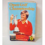 1982 OPEN GOLF CHAMPIONSHIP OFFICIAL PROGRAMME signed by Arnold Palmer, Nat Crosby, Eamonn D'Arcy,