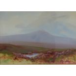 H HOLNESS (early 20th century) 'Hey Tor, Dartmoor', watercolour and gouache, signed, 25cm x 35.