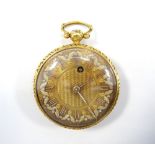 EDWARDIAN EIGHTEEN CARAT YELLOW GOLD POC