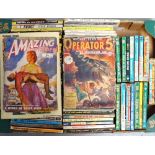 COLLECTION OF SCIENCE FICTION MAGAZINES AND NOVELS mainly 1950's,