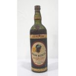 RHUM NEGRITA "OLD NICK RUM" CIRCA 1940'S we estimate this old bottle of Rhum Negrita "Old Nick Rum"