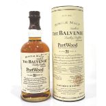 BALVENIE 21YO PORT WOOD 1997 A Limited Release bottle of the Balvenie 21 Year Old Port Wood Single