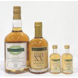 SELECTION OF DA MHILE SINGLE MALT AND GRAIN WHISKY A selection of four bottles of Da Mhile Organic