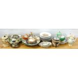 PARAGON PART TEA SET comprising six cups and saucers, sugar bowl,