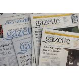 LARGE COLLECTION OF 'ANTIQUES TRADE GAZETTE' MAGAZINES dates from 2011-2017,