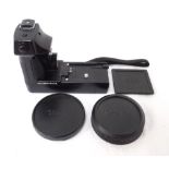 'ZENZA BRONICA' SPEED GRIP ETR body top cover and two ETR lens caps (4)