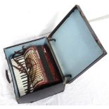 'FONTANELLA' PESARO ITALIAN ACCORDION with carrying case