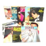 COLLECTION OF 'ELVIS PRESLEY' VINYL RECORDS includes 'A date with Elvis' 1960, 'Elvis in G.I.