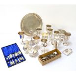 SELECTION OF SILVER PLATED WARES