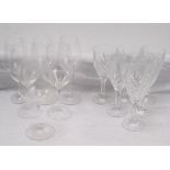 SELECTION OF JOSEF RIEDEL WINE GLASSES