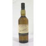 CAOL ILA CASK STRENGTH An unusual bottle of the Caol Ila Cask Strength Single Malt Scotch Whisky