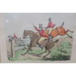 after HENRY ALKEN A Collection of Three Hunting Scenes Hand Coloured Engravings Each 24cm x 31cm