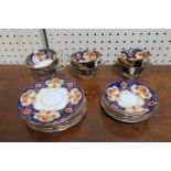 A ROYAL ALBER "HEIRLOOM" BONE CHINA TEASET comprising of six cups six saucers and six side plates