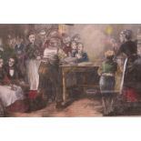 A VICTORIAN COLOURED ENGRAVING November Night,