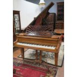 A COLLARD & COLLARD MAHOGANY CASED BOUDOIR GRAND PIANO,