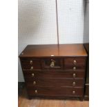 A MAHOGANY CHEST OF DRAWERS EARLY 20th CENTURY,