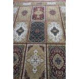 A RECTANGULAR WOOL RUG,