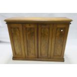 A MAHOGANY SIDE CABINET,