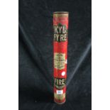 AN EARLY FIRE EXTINGUISHER, enscribed, Kyl Fyre.