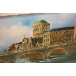 BRENDAN HAYES DUBLIN FOUR COURTS Signed Lower Left Signed,