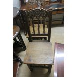 A PAIR OF CARVED HARDWOOD SIDECHAIRS