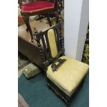 A JACOB STYLE HALL CHAIR