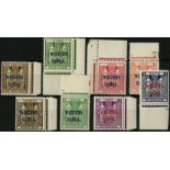 Samoa. 1945-53 2/6d - £5 Arms set of eight, marginal unmounted mint. SG 207-14 (£1305)/CW 6-13