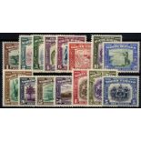 North Borneo. 1939 set of fifteen, fresh unmounted mint. SG 303-17 (£1400)/CW 1-15