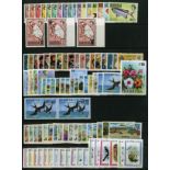 Barbuda. 1968-96 unmounted mint definitives collection (172) with 1968-70 set, 1970 20ct on _ct