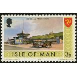 Isle of Man. 1973 3p with olive-bistre border error, unmounted mint. SG 17a (£160)