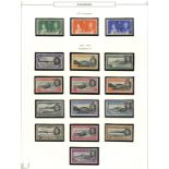 Ascension. 1937-49 mint range on pages with 1938 to 10/- [2] including all perf types, Silver