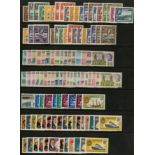 Antigua. 1953-2007 unmounted mint collection of definitives (256) including 1953 set plus shades,