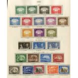 1937-52 KG VI mint collection in the four printed SG albums with clear mounts, mainly unmounted (