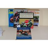 History of the Worlds Motorcycles - together with four motorcycle books.