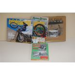 Trials Riding by Max King - together with four motorcycle books on Trials.