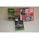 Joey Dunlop - together with four motorcycle books.