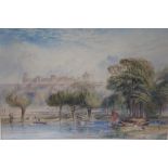 G F Sargent, Windsor, watercolour, inscribed verso, 18 X 24ins