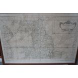 Carte Reduie Des Isle Britanniques, Seconde Feuille map including the Isle of Man - 25 X 37ins