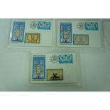 A collection of twelve wedding Isle of Man commemorative ingots with official first day covers in