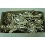 80ozt of odd silver, spoons, forks etc