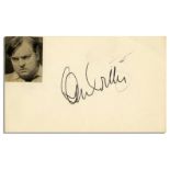 Orson Welles Signature