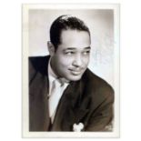 Duke Ellington Signed Photo