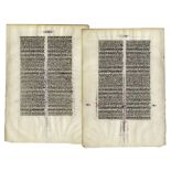 Medieval Bible Leaf