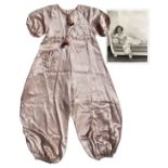 Shirley Temple Pink Silk ''Curly Top'' Pajamas