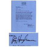 Ray Harryhausen Typed Letter Signed