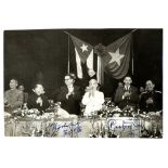 Ho Chi Minh & Raul Castro Signed Photo