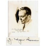 J. Edgar Hoover Signed Print