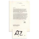 Dwight Eisenhower Letter Signed